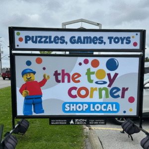 Billboard for toy store – Sarnia, ON